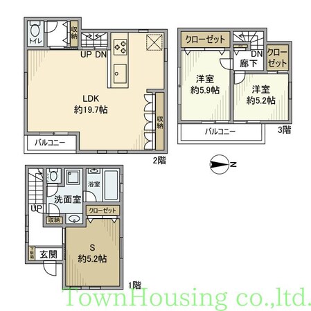 白金台戸建の物件間取画像